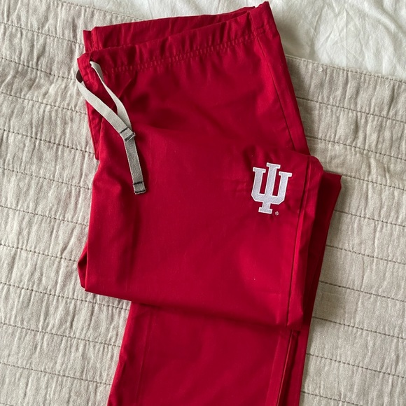 Indiana University Embroidered WonderWink Scrub Bottoms - Small - Unisex - Picture 3 of 6